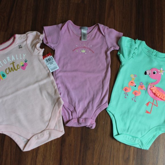 Girl's Summertime Onesies - Picture 1 of 4